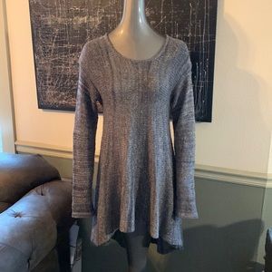 MAX EDITION Knit Hi-Lo Sweater Tunic Dress